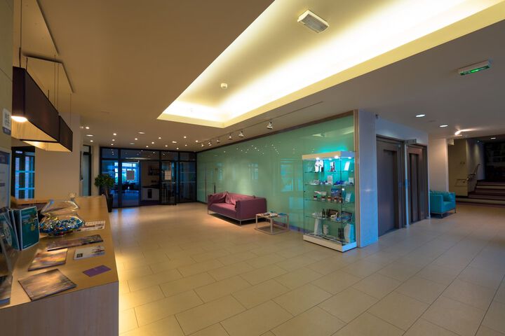 Interior entrance