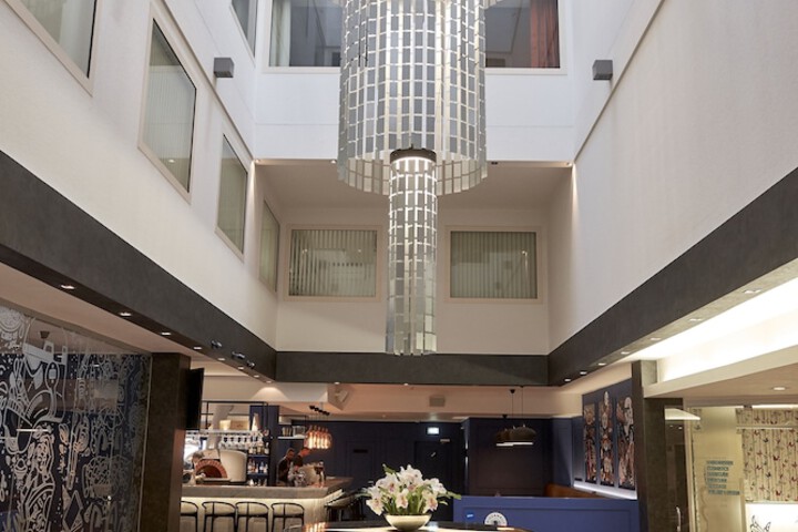 Interior entrance