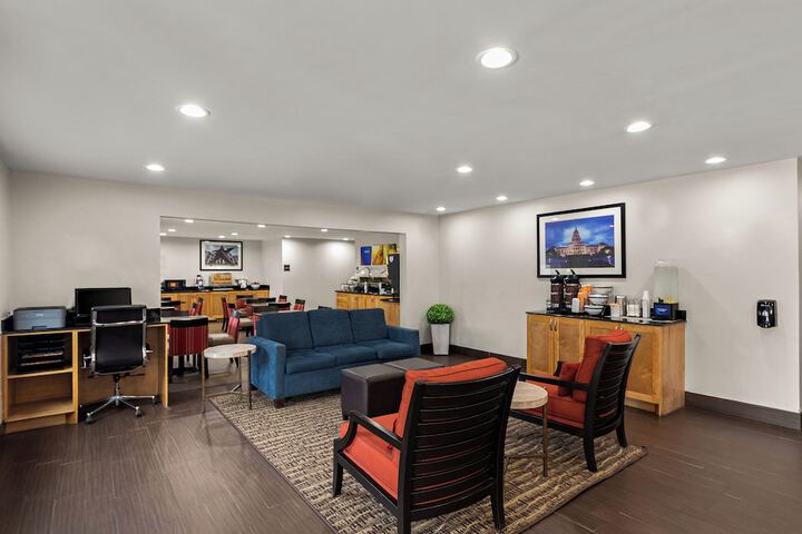 Lobby sitting area