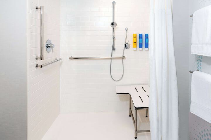 1 King Bed with Walk in Shower (6 of 7)