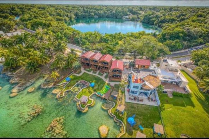 Blue Caribe Bacalar Front Lagoon
