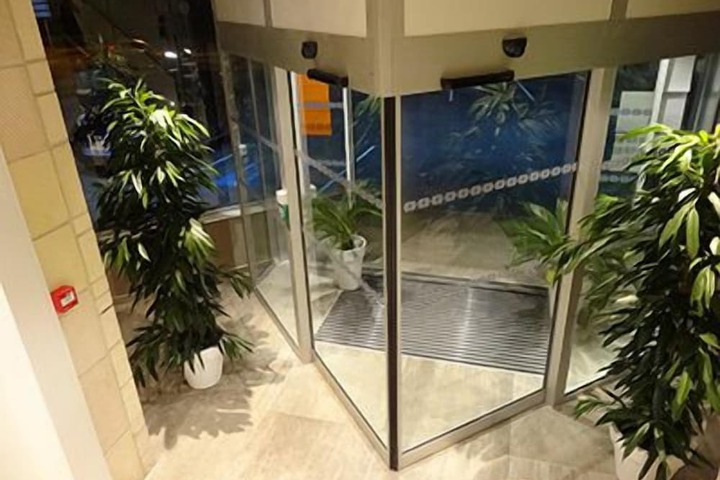 Interior entrance
