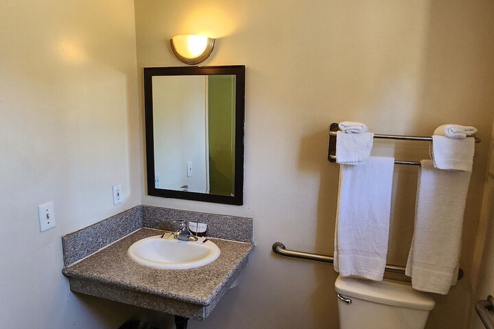 Basic Room 1 King Bed Refrigerator, Microwave (8 of 13)
