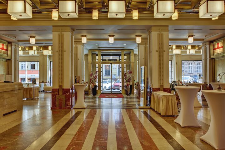 Interior entrance