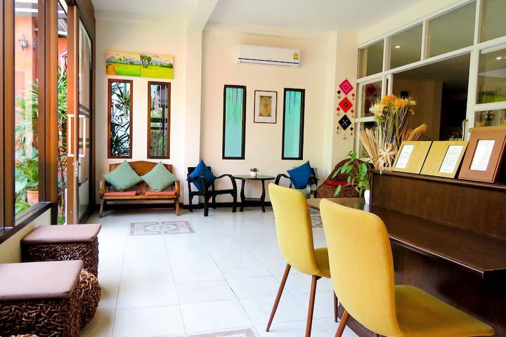 Lobby sitting area