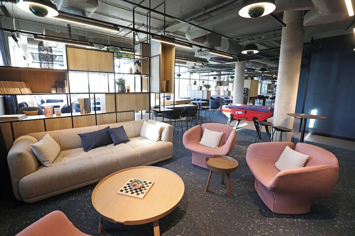 Lobby sitting area