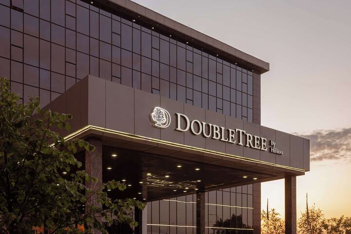 Exterior of DoubleTree by Hilton Shymkent