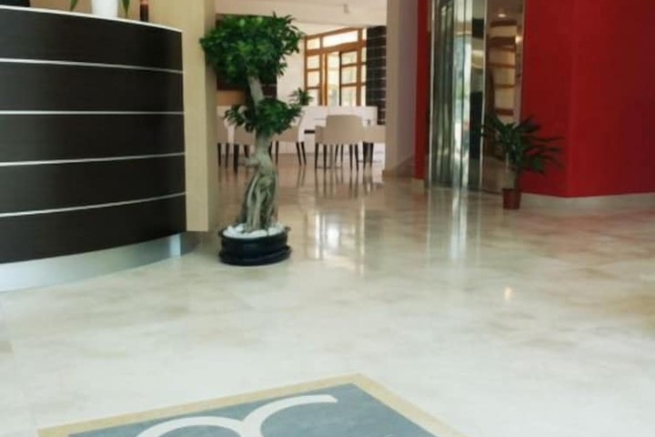 Interior entrance