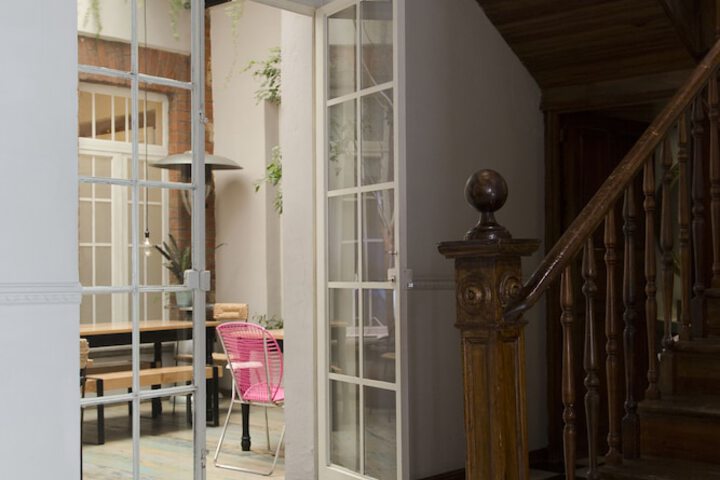 Interior entrance