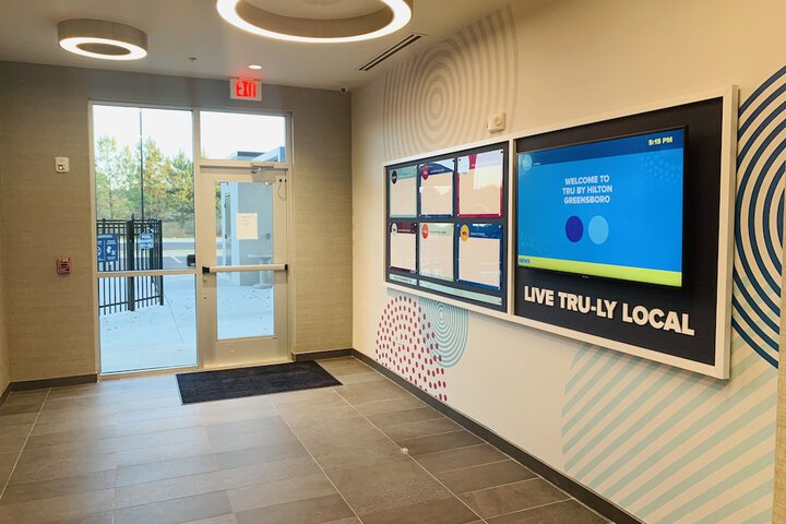 Interior entrance