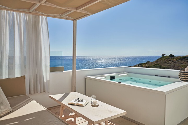 Exterior of Volcano Luxury Suites Milos - Adults Only