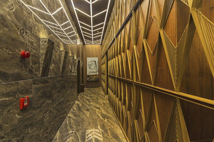 Interior entrance