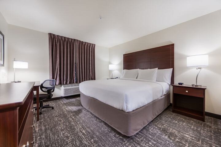 Suite 1 King Bed with Sofa Bed Accessible Audible Visual Alert (14 of 15)