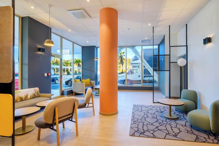 Lobby sitting area