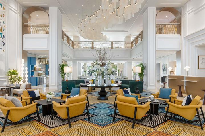 Lobby sitting area