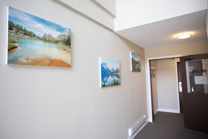 Interior entrance