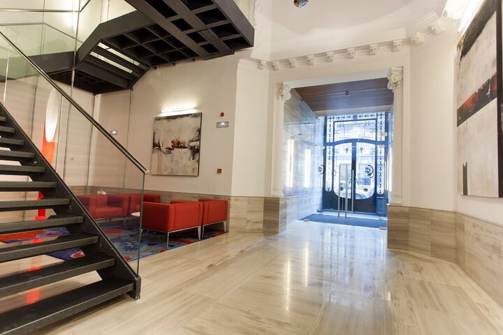 Interior entrance