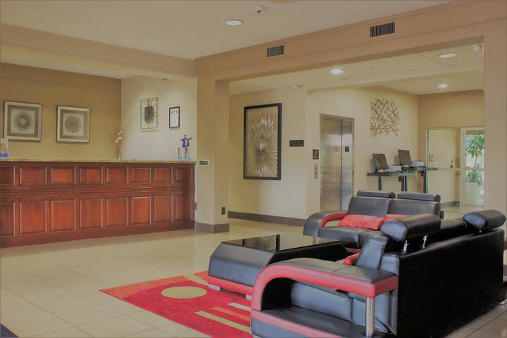 Lobby sitting area