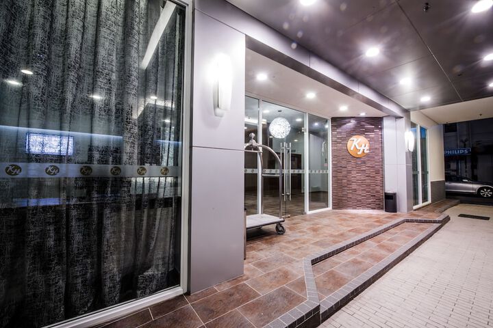 Interior entrance