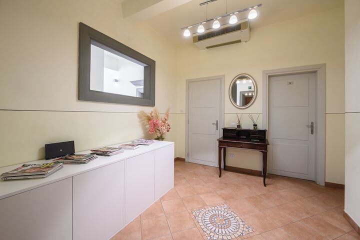 Interior entrance
