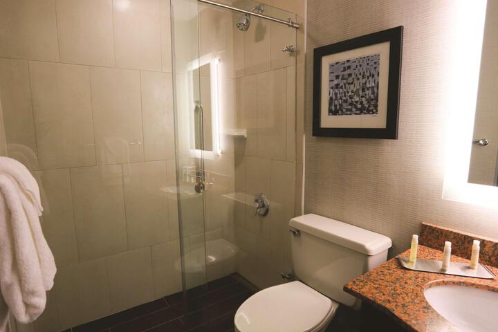 1 King Bed Mobility Hearing Accessible Room Bathtub with Grab Bars (2 of 15)
