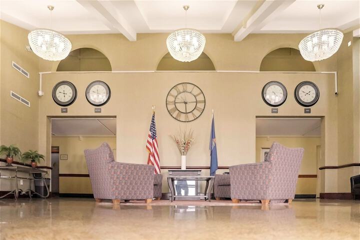Interior entrance