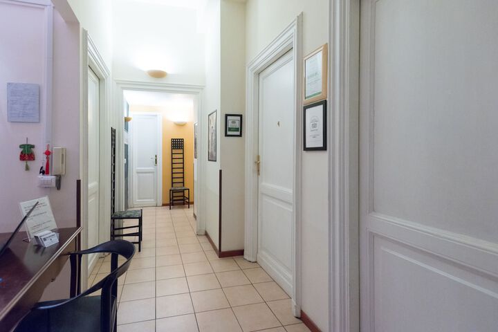 Interior entrance