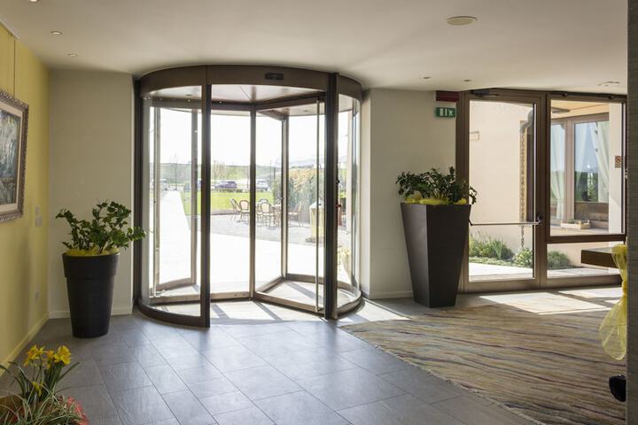 Interior entrance