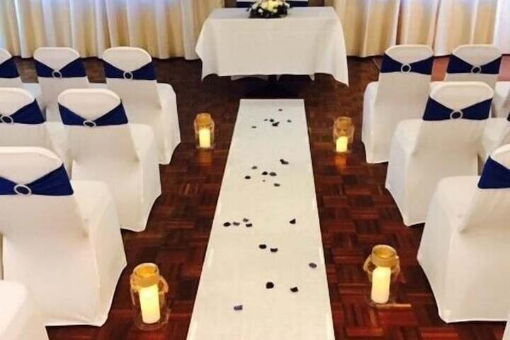 Indoor wedding