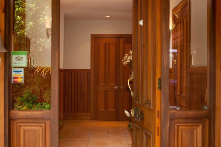 Interior entrance