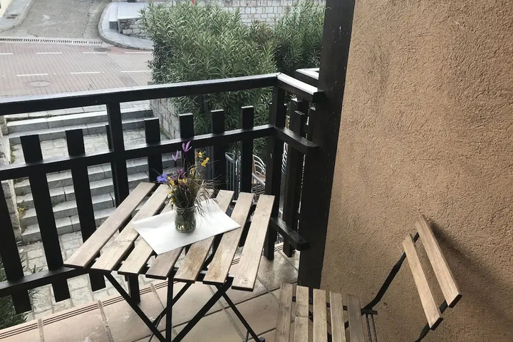 outside