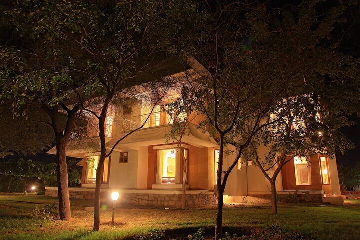 Front of property - evening/night