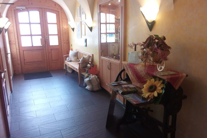 Interior entrance