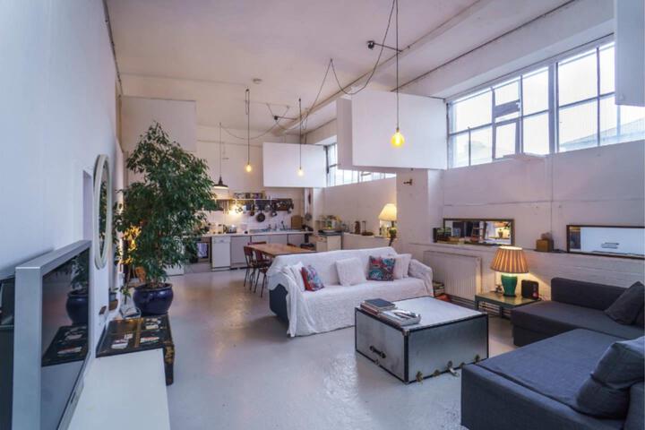 Amazing Converted Warehouse in De Beauvoir