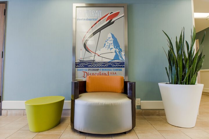Lobby sitting area