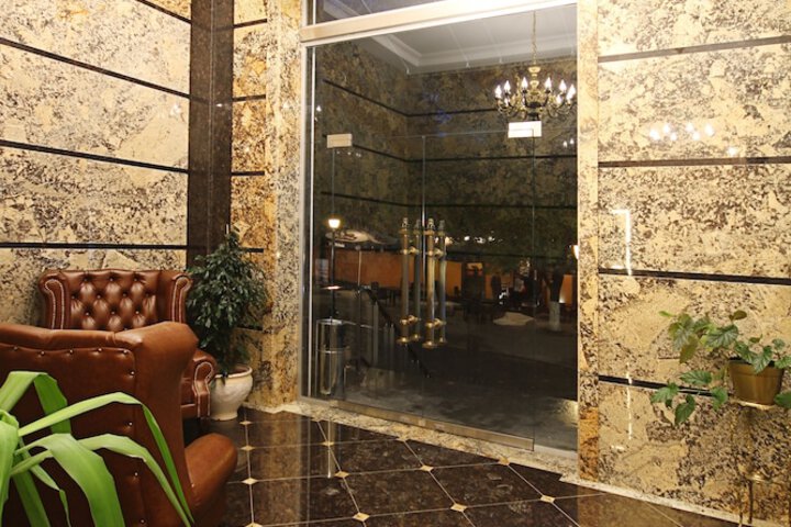 Interior entrance