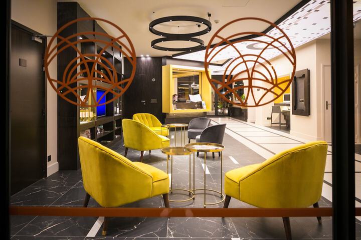 Lobby sitting area