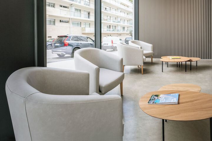 Lobby sitting area