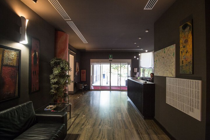 Interior entrance