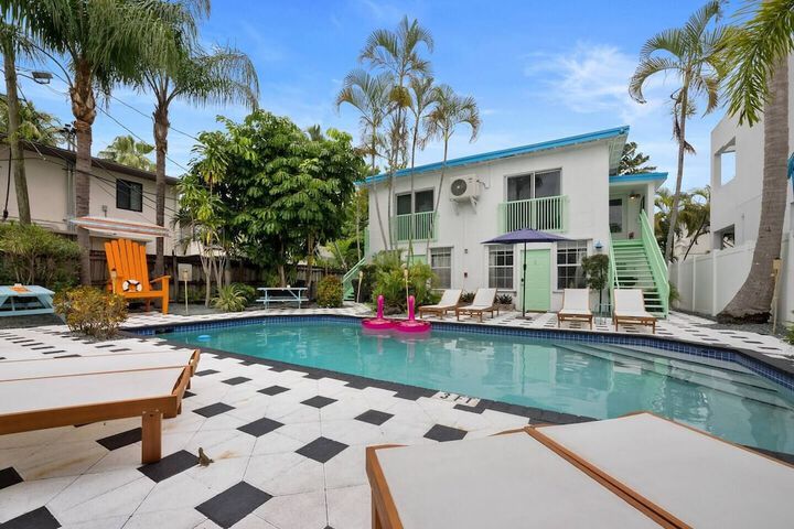 Swimming pool at Las Olas Guest House