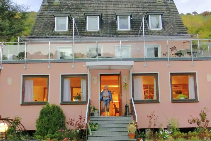 Amazing Holiday Home Directly on the Rhine With Roof Terrace and a Large Garden