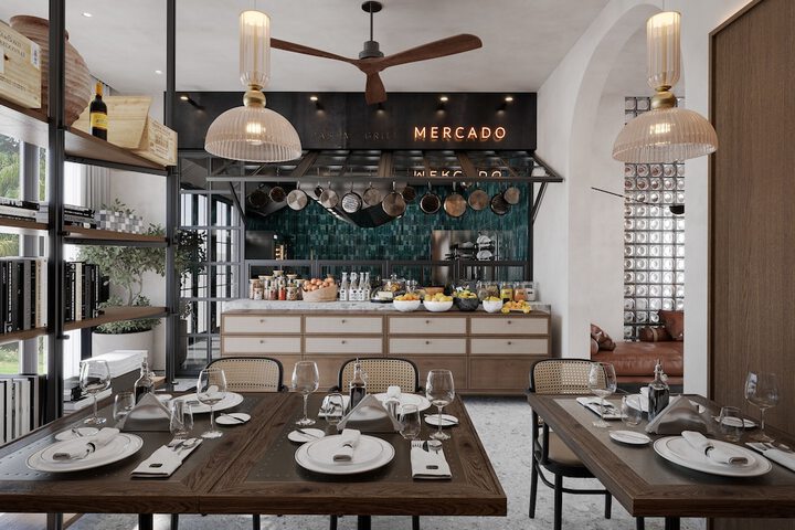 Breakfast area