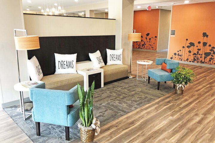 Lobby sitting area