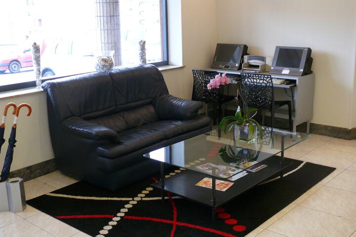 Lobby sitting area