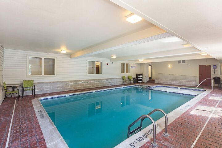 Swimming pool at Sleep Inn & Suites Bay View Acme - Traverse City