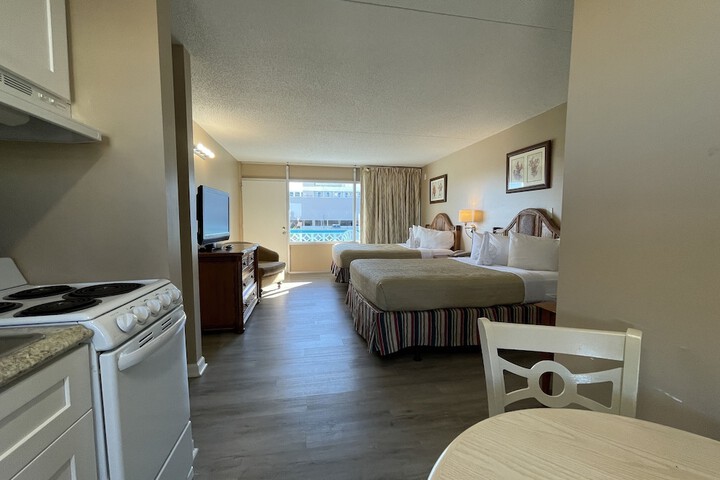 Standard 2 Double Beds Resort View Kitchen (9 of 13)