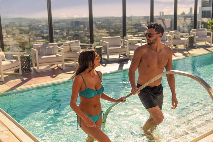 Rooftop pool