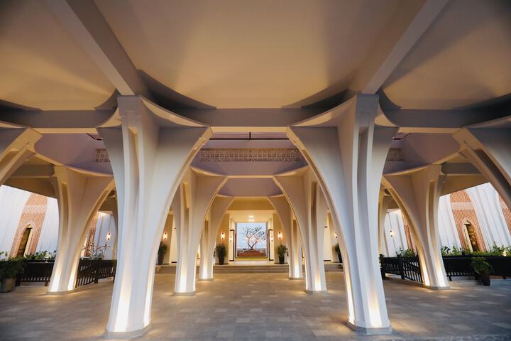 Interior entrance