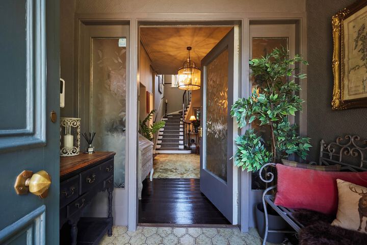 Interior entrance