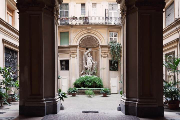 Interior entrance